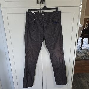 Boss: Hugo Boss Men's Black/Gray Jeans 32/34